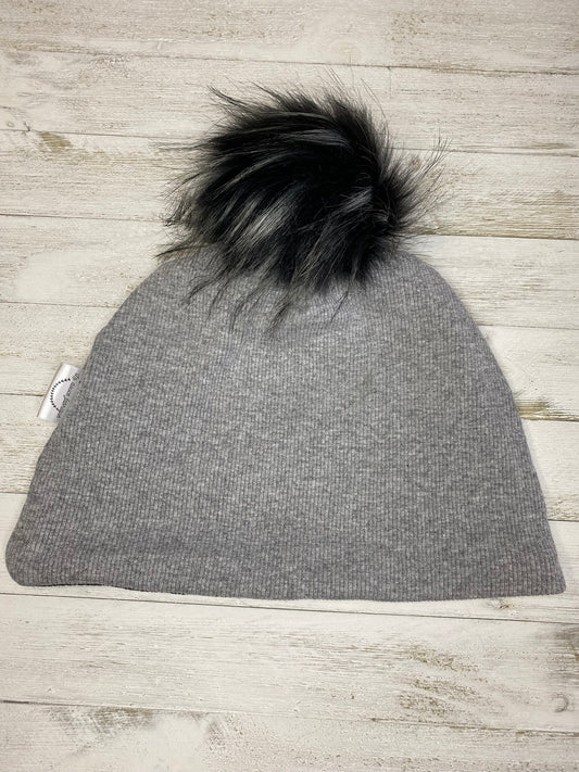 Tuque doublée en micro-polar - 8-12 ans - Gris