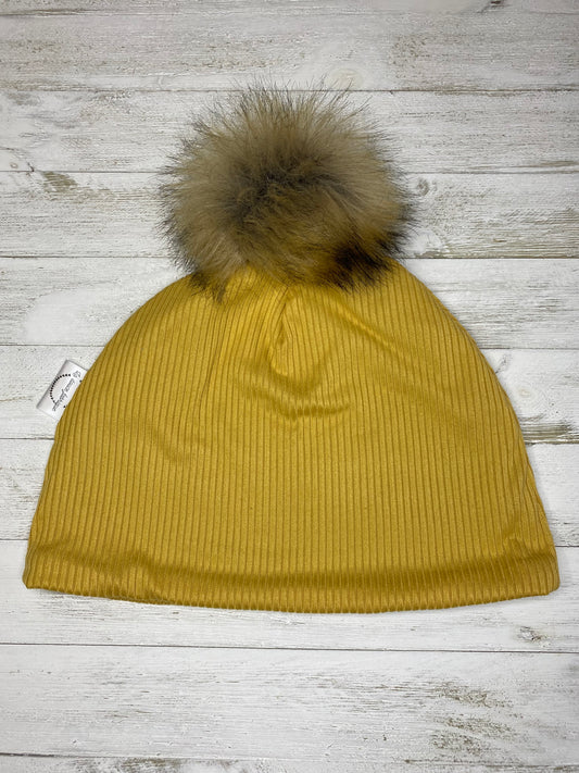 Tuque doublée en micro-polar - 8-12 ans - Jaune