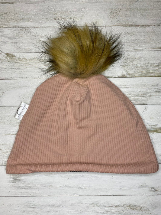 Tuque doublée en micro-polar - 5-8 ans - Rose